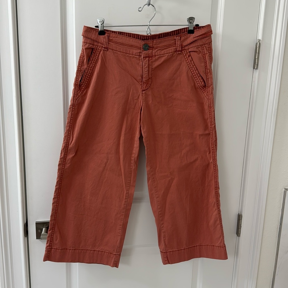 Hei Hei (Anthropologie) Salmon Low Rise Capri Pants Size 28